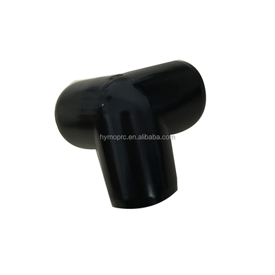 Coude en PVC noir à 3 voies pour 1/2 &quot; à 1&quot; raccords de tuyaux personnalisables OEM ODM