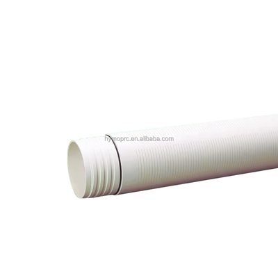 Pipe de boîtier en PVC à connexion de colle pour puits d'eau et grand diamètre en fente