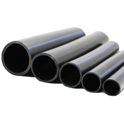 Échantillon de tuyau d'évacuation renforcé en acier HDPE à connexion de colle pour le débit d'eau et SDR 17.6