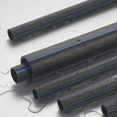 Échantillon de tuyau d'évacuation renforcé en acier HDPE à connexion de colle pour le débit d'eau et SDR 17.6