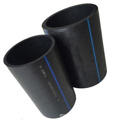 Pipe en PEHD de large diamètre de 200 mm PN10 pour le service de traitement du moulage à partir de tuyaux en plastique