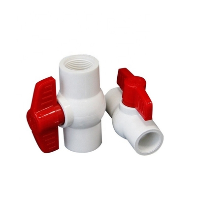 Valve à bille en PVC de 1 pouce pour l'approvisionnement en eau