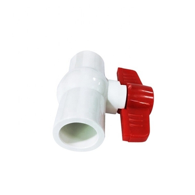 Valve à bille en PVC de 1 pouce pour l'approvisionnement en eau