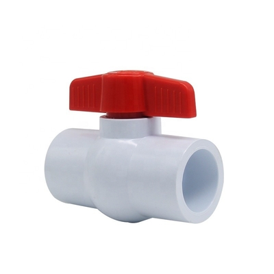 Valve à bille en PVC de 1 pouce pour l'approvisionnement en eau
