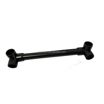 Épaisseur standard raccords de meubles en PVC raccords de tuyaux noirs 3 4 5 connecteur de tuyaux