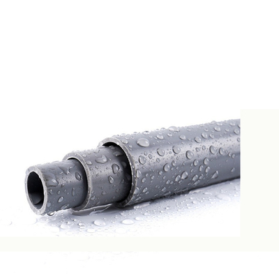 Pipe de conduit électrique en PVC pour connexion à la colle Grise Norme ASTM UL 651 Sch 40 Taille