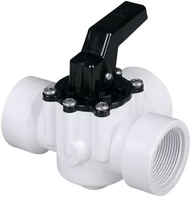 Valve à bille en PVC à 3 voies pour piscines