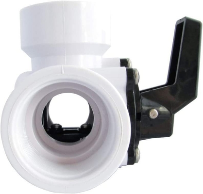 Valve à bille en PVC à 3 voies pour piscines