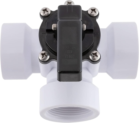 Valve à bille en PVC à 3 voies pour piscines