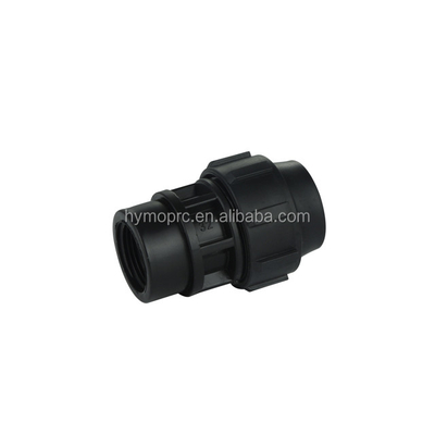 Pièces de raccordement de tuyaux de compression en PEHD et PP de 20 mm à 400 mm pour systèmes d'irrigation à longue durée de vie