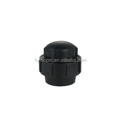 20-110MM raccords de compression en PP noir pour l'Arabie saoudite, soutenus par une technique forgée