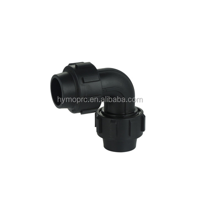 Pièces de raccordement de tuyaux de compression en PEHD et PP de 20 mm à 400 mm pour systèmes d'irrigation à longue durée de vie