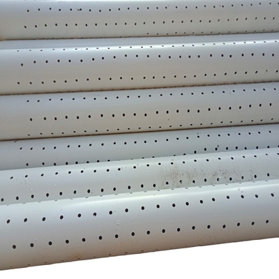 Pipe de drainage en PVC perforé personnalisable à tête ronde avec des performances durables