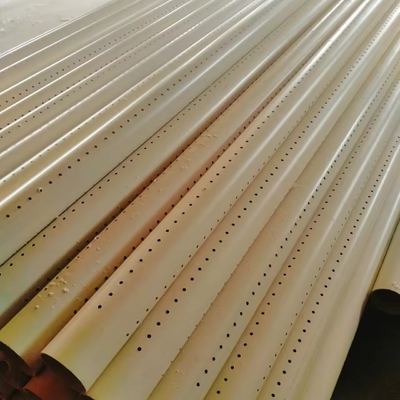 Pipe de drainage en PVC perforé personnalisable à tête ronde avec des performances durables
