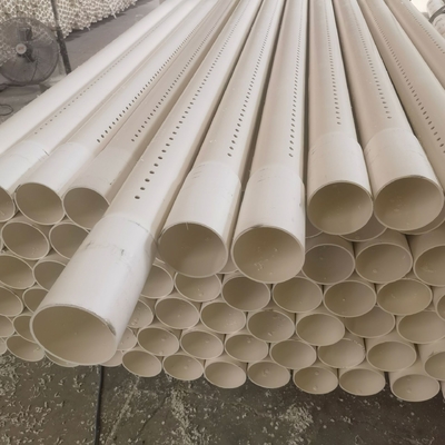 Pièces perforées en PVC de 4 pouces pour un drainage efficace de l'eau et un système amélioré