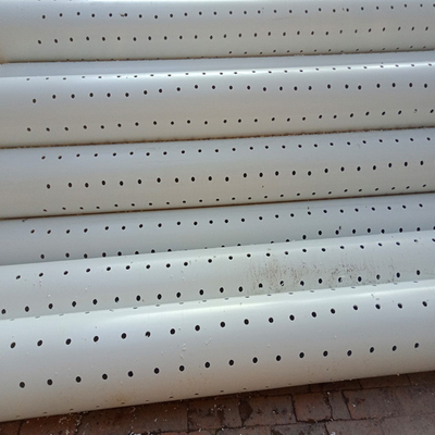 Pièces perforées en PVC de 4 pouces pour un drainage efficace de l'eau et un système amélioré
