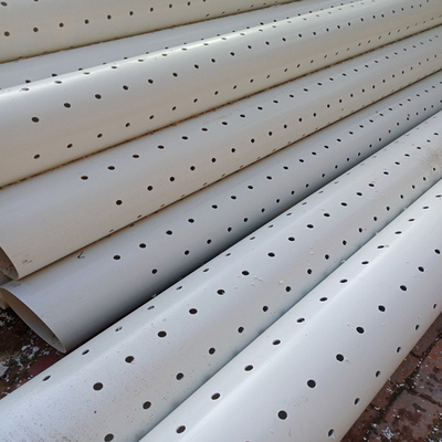 Pièces perforées en PVC de 4 pouces pour un drainage efficace de l'eau et un système amélioré