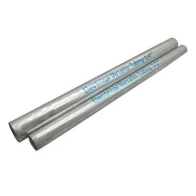 Épaisseur standard 3/4&quot; tuyau de conduit EMT métallique tube galvanisé pour le traitement du moulage