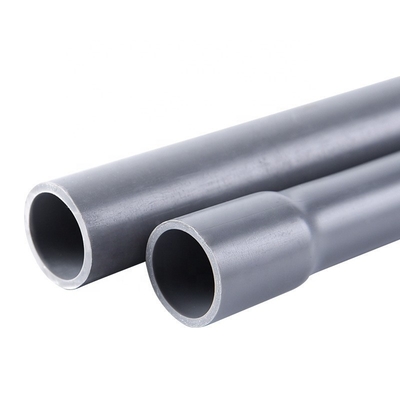 Longueur de 10 pieds Schedule 40 PVC gris standard tuyau de conduit fil de fer sonnette électrique bout 1&quot; PVC